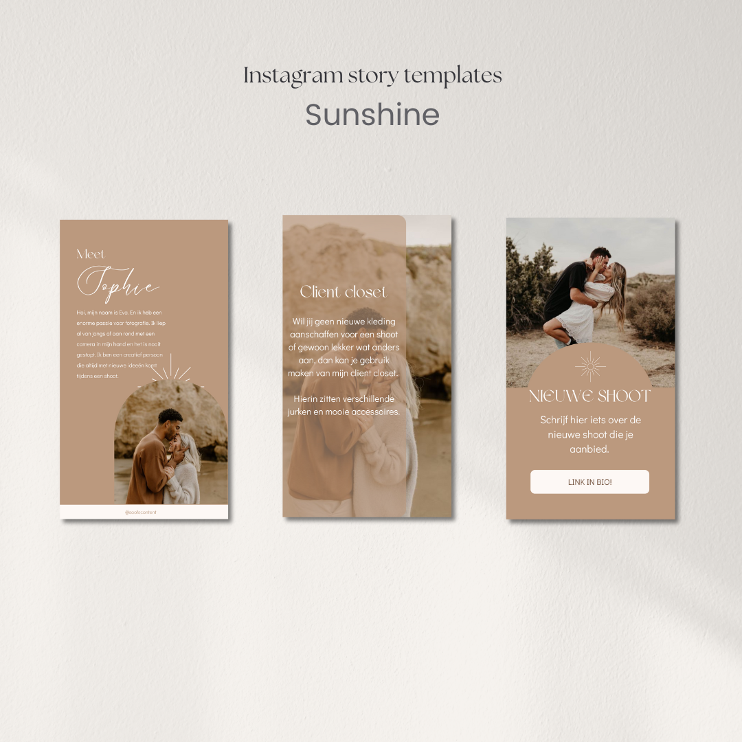 Sunshine Story Templates