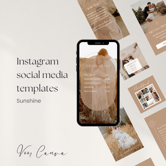 Sunshine Social Media Story & Post templates